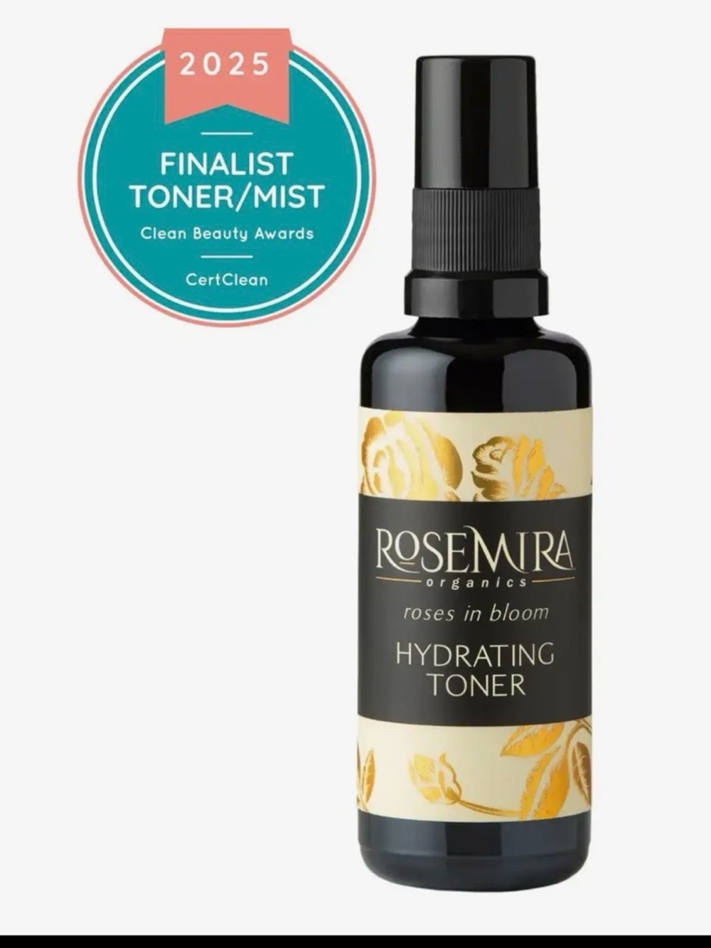 Rosemira Organics Roses In Bloom‎ Hydrating Toner BNWT Sealed 1.7oz 50ml